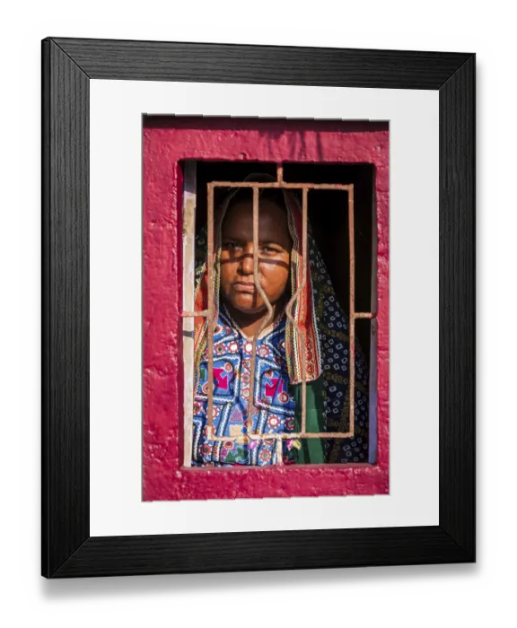 Framed Print : Portrait of a woman from the tribal community Framed Print : Portrait of a woman from the tribal community