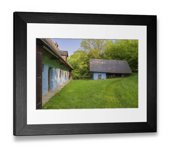 Framed Print : Skanzen SNM - Museum of Ukrainian Culture - Svidnik