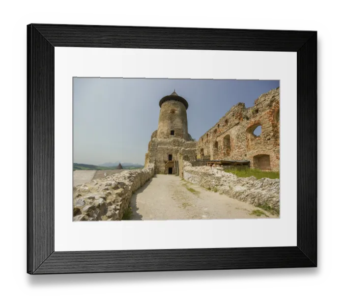 Framed Print : Lubovňa Castle, built at the end of the 13th century Framed Print : Lubovňa Castle, built at the end of the 13th century