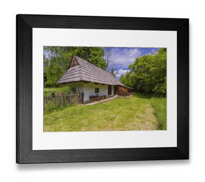 Framed Print : Museum of slovak village in Jahodnicky Hory Framed Print : Museum of slovak village in Jahodnicky Hory