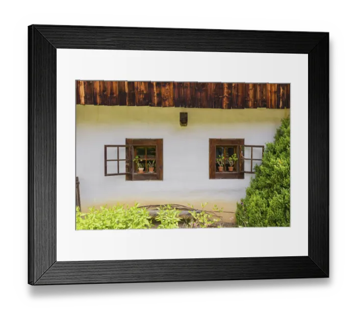 Framed Print : Museum of slovak village in Jahodnicky Hory