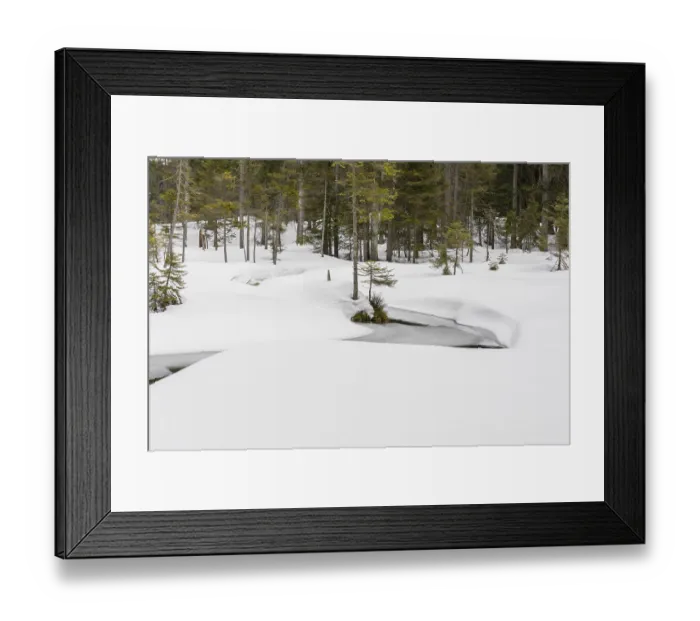Framed Print : Lake Grosser Arbersee in late winter Framed Print : Lake Grosser Arbersee in late winter