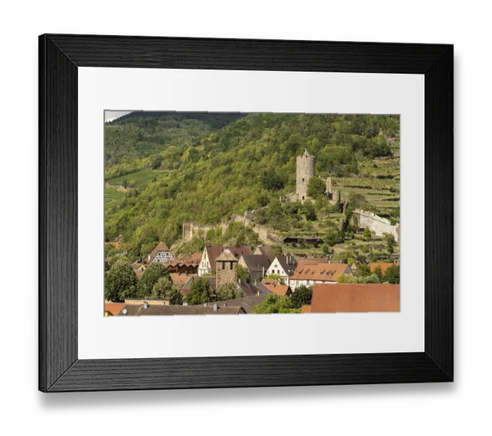 Framed Print : Kaysersberg Castle, Alsace, France
