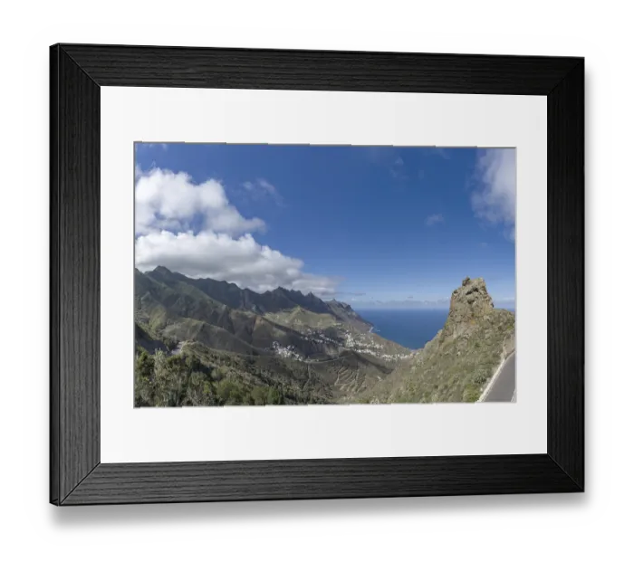 Framed Print : Atlantic coast near Taganana, Tagana valley Framed Print : Atlantic coast near Taganana, Tagana valley