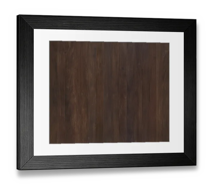 Framed Print : Dark brown mahogany wood texture background of wooden planks