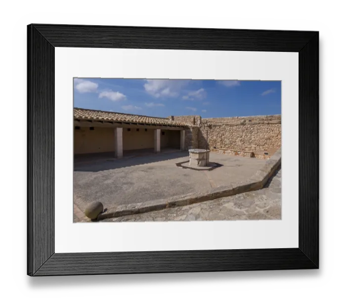 Framed Print : Fortress Es Forti, Cala d'or