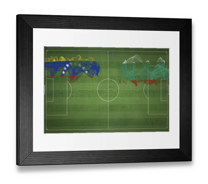 Framed Print : Venezuela vs Bulgaria Soccer Match Framed Print : Venezuela vs Bulgaria Soccer Match