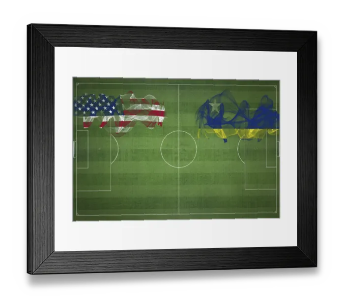 Framed Print : United States vs Curacao Soccer Match