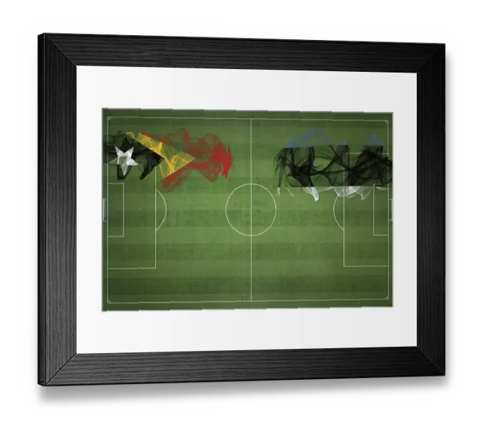Framed Print : East Timor vs Estonia Soccer Match Framed Print : East Timor vs Estonia Soccer Match