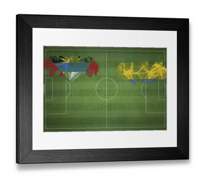 Framed Print : Antigua and Barbuda vs Gabon Soccer Match