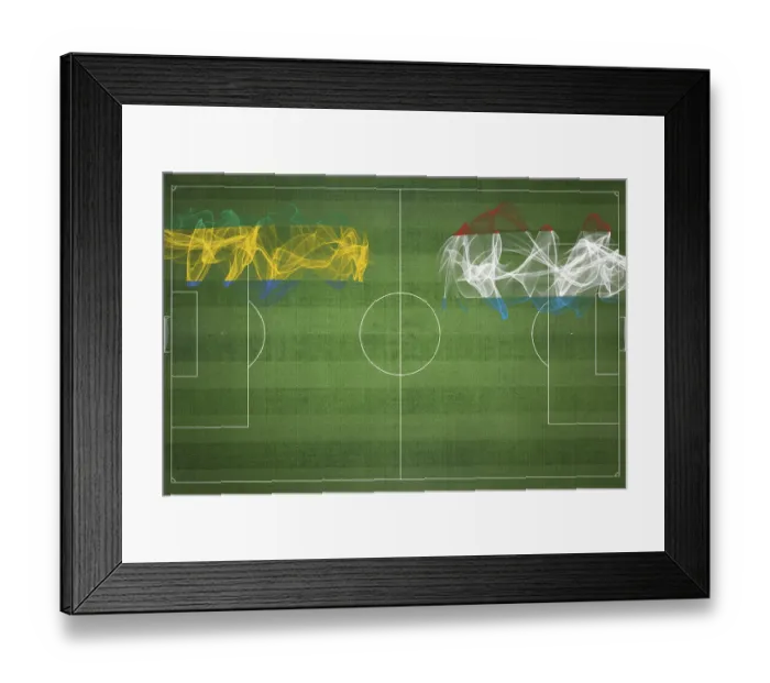 Framed Print : Gabon vs Luxembourg Soccer Match