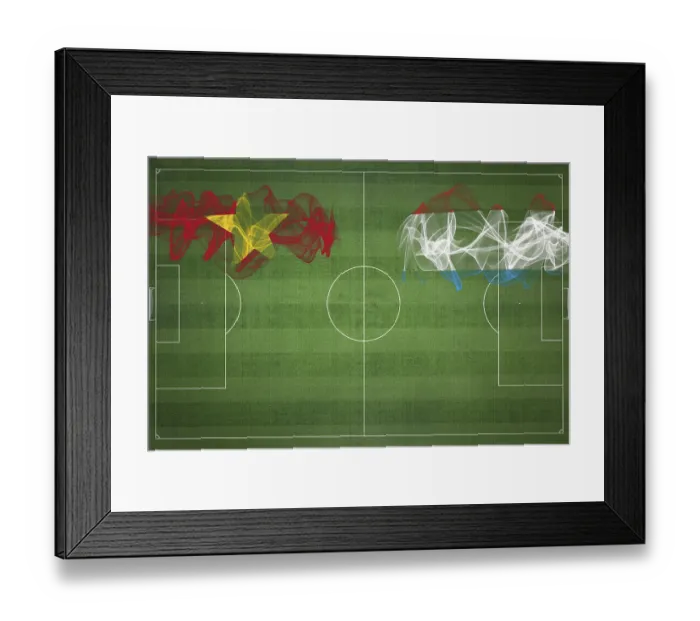 Framed Print : Vietnam vs Luxembourg Soccer Match