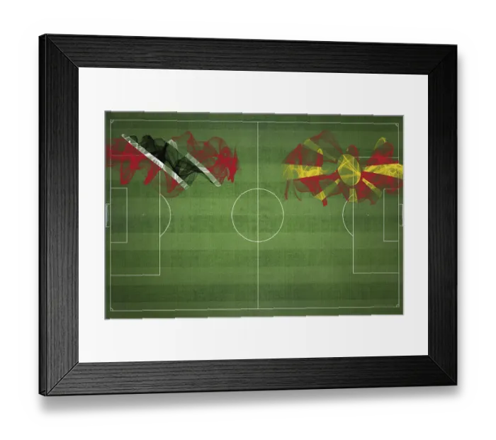 Framed Print : Trinidad and Tobago vs North Macedonia Soccer Match Framed Print : Trinidad and Tobago vs North Macedonia Soccer Match