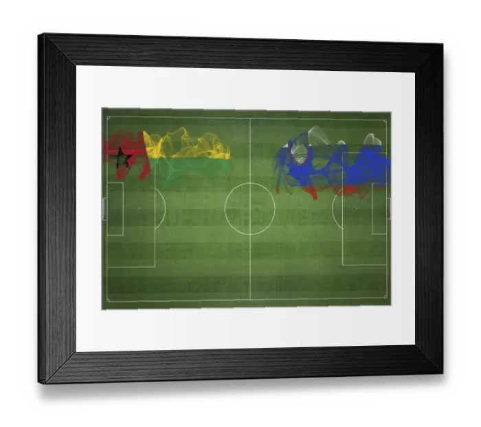 Framed Print : Guinea Bissau vs Slovenia Soccer Match Framed Print : Guinea Bissau vs Slovenia Soccer Match