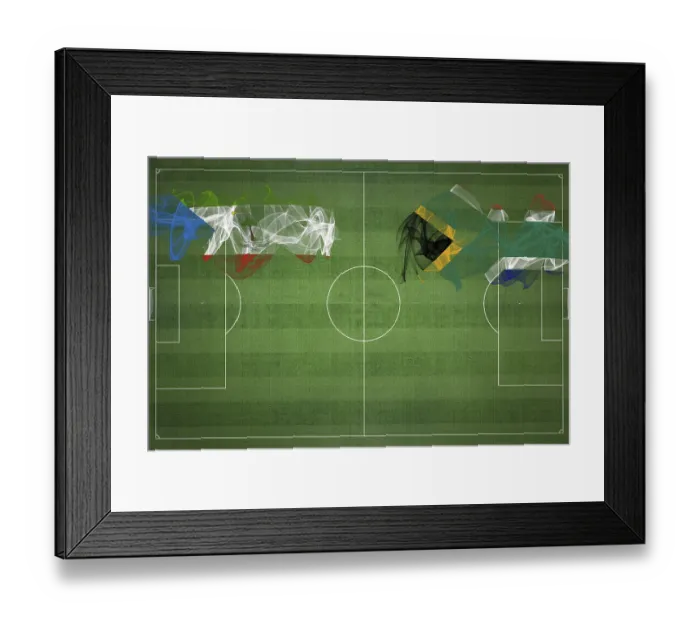 Framed Print : Equatorial Guinea vs South Africa Soccer Match Framed Print : Equatorial Guinea vs South Africa Soccer Match
