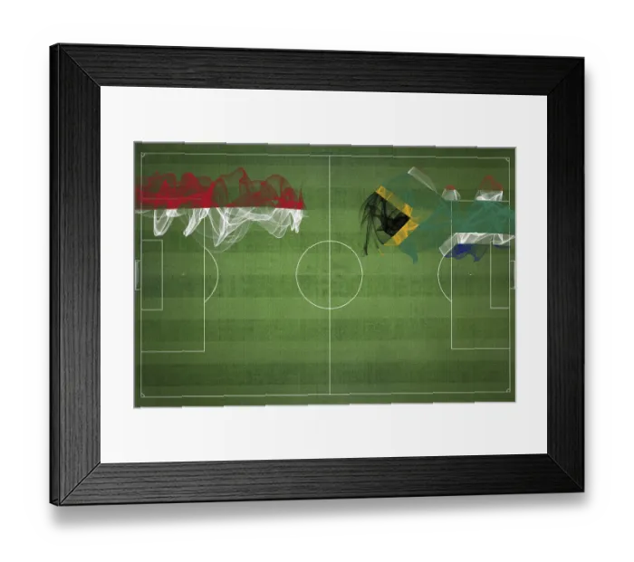 Framed Print : Monaco vs South Africa Soccer Match