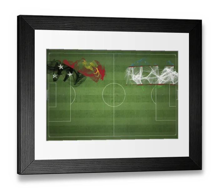 Framed Print : Papua New Guinea vs Uzbekistan Soccer Match