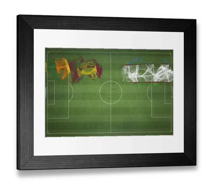 Framed Print : Sri Lanka vs Uzbekistan Soccer Match