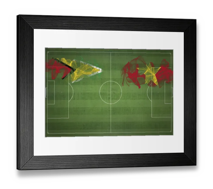 Framed Print : Guyana vs Vietnam Soccer Match