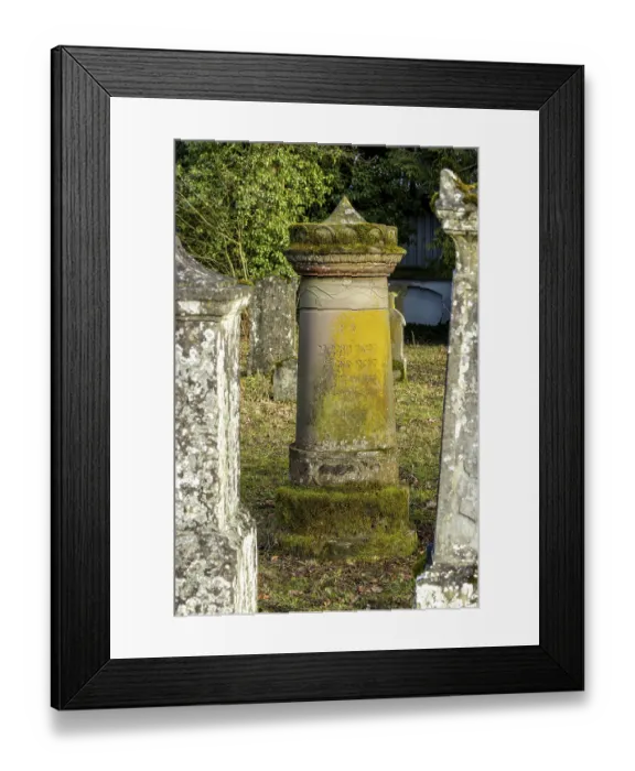 Framed Print : Jewish cemetery with gravestones and grave slabs with green moss Framed Print : Jewish cemetery with gravestones and grave slabs with green moss