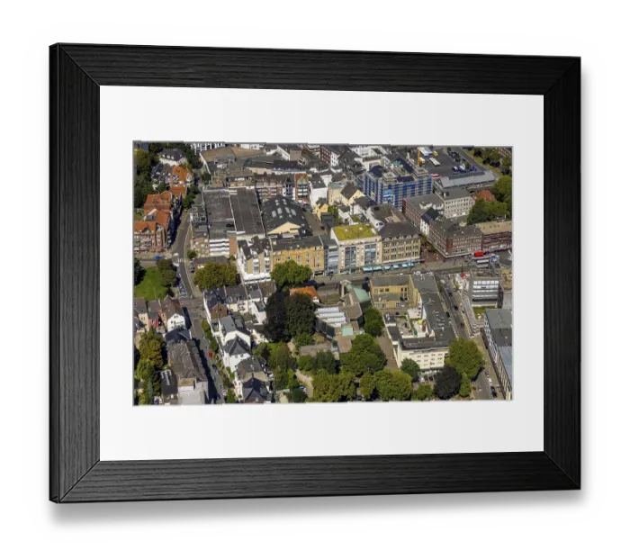Framed Print : Aerial view, art museum Gelsenkirchen Framed Print : Aerial view, art museum Gelsenkirchen