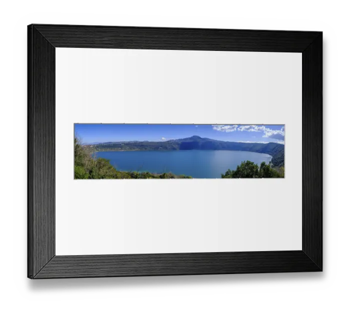 Framed Print : Lake Albano, Lago Albano from Castel Gandolfo
