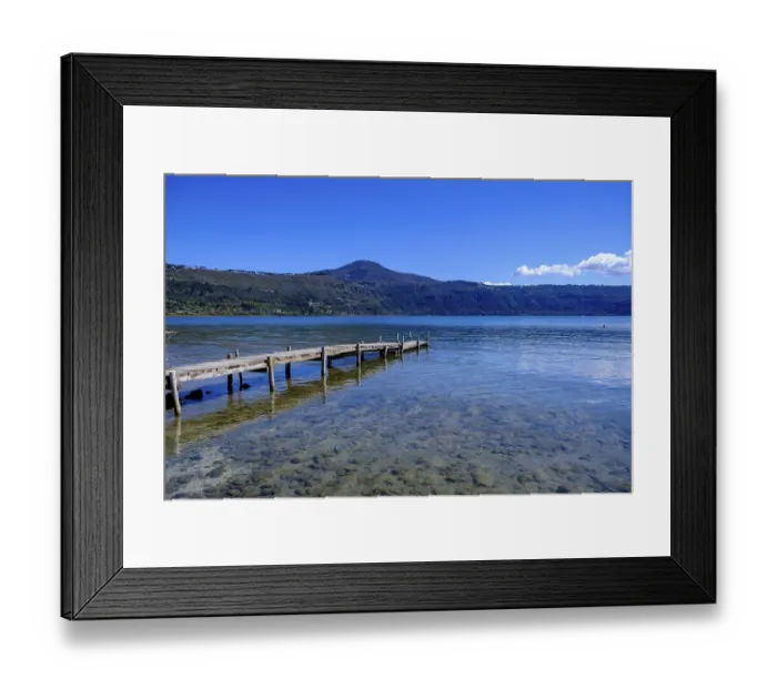 Framed Print : Lake Albano, Lago Albano from Castel Gandolfo