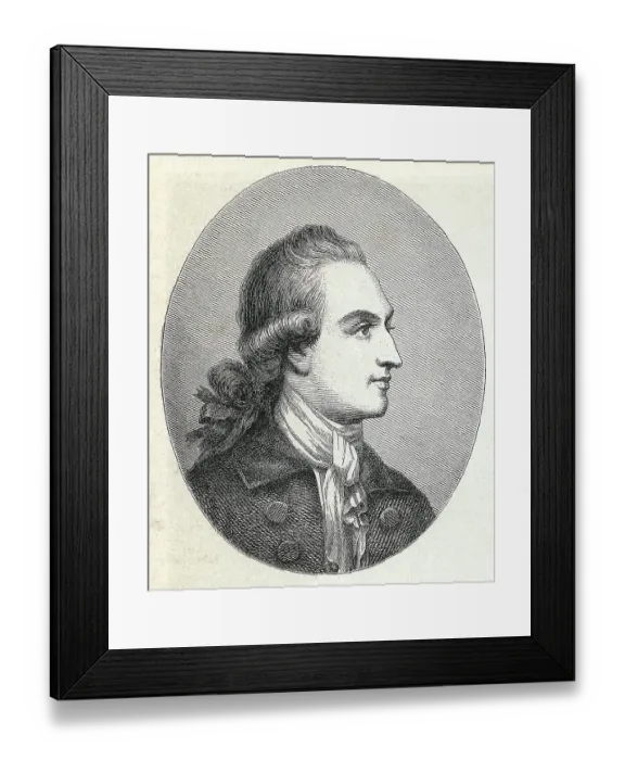 Framed Print : Johann Wolfgang von Goethe (1749-1822)