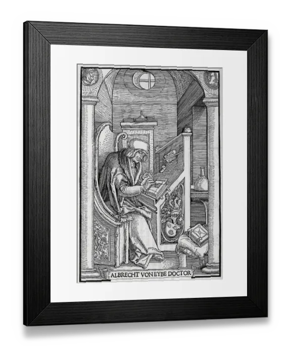 Framed Print : Albrecht von Eybe 1511, woodcut Framed Print : Albrecht von Eybe 1511, woodcut
