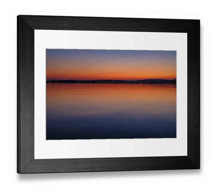 Framed Print : Sunset, Sirmione on Lake Garda
