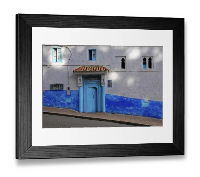 Framed Print : Chefchaouen, Rif Mountains, Morocco