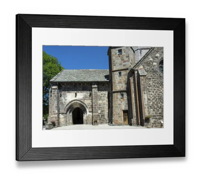 Framed Print : Compains, Saint Georges church
