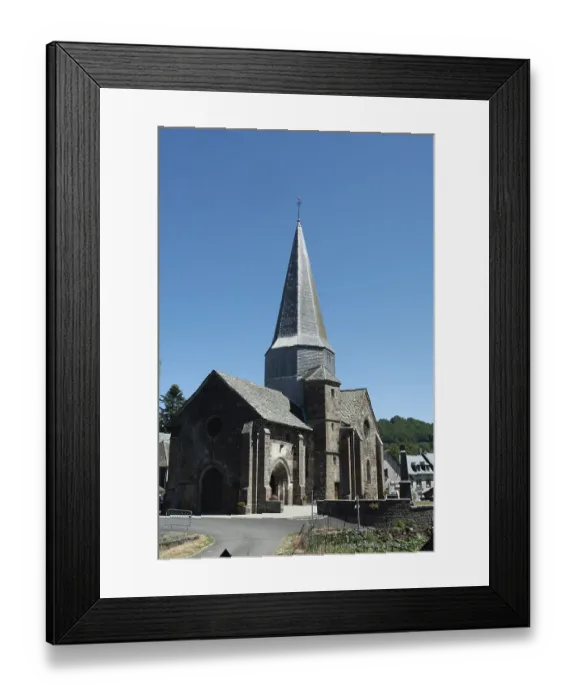Framed Print : Compains, Saint Georges church Framed Print : Compains, Saint Georges church