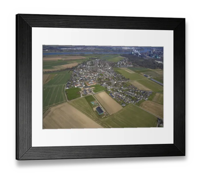 Framed Print : Aerial view, residential area, district Mundelheim Framed Print : Aerial view, residential area, district Mundelheim