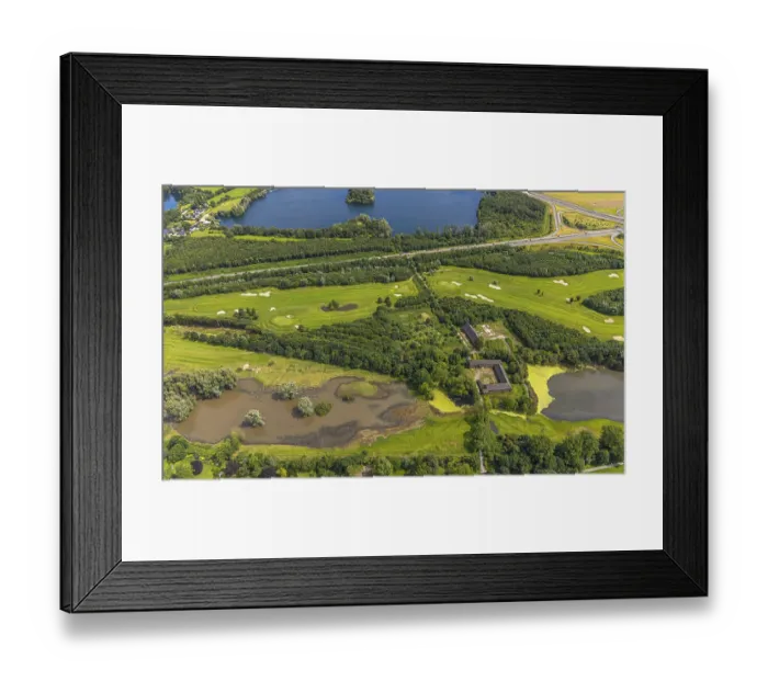 Framed Print : Aerial view, Duisburg-South, House Bockum Framed Print : Aerial view, Duisburg-South, House Bockum
