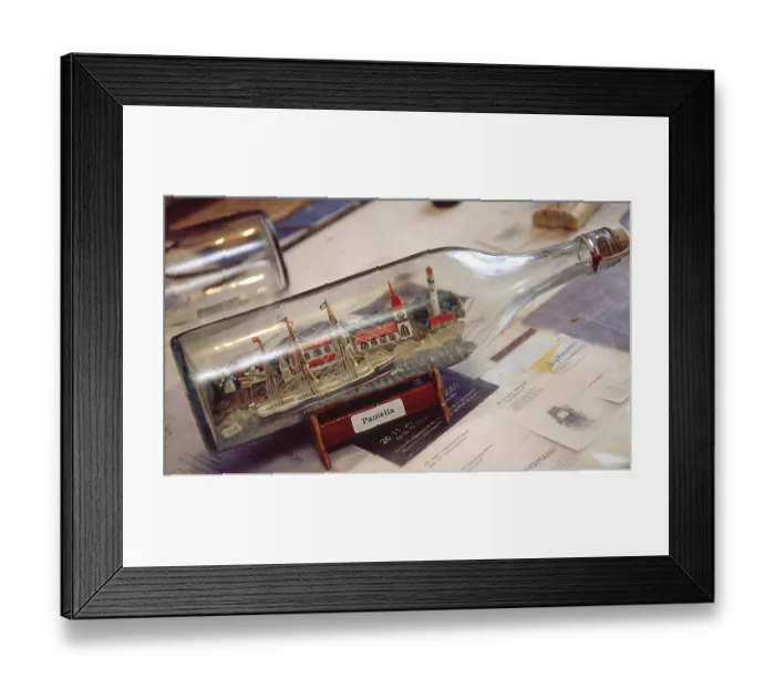Framed Print : 04.04.2002, Ahrenshoop, Mecklenburg-Western Pomerania