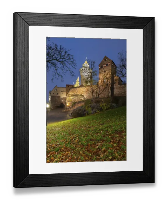 Framed Print : Imperial Castle, Blue Hour, Nuremberg