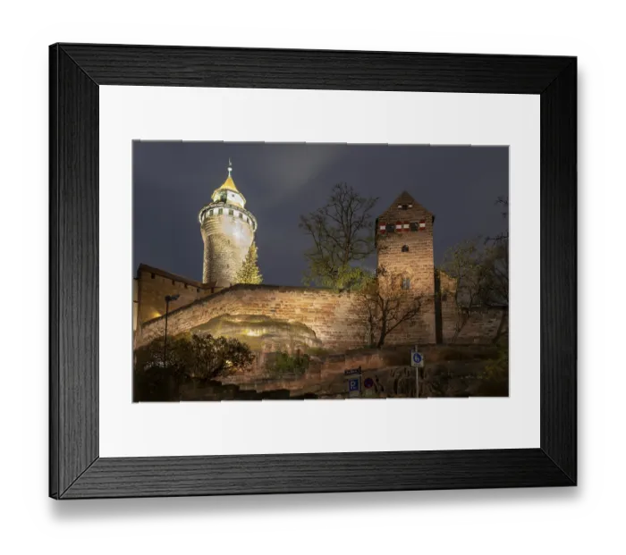 Framed Print : Imperial Castle, Blue Hour, Nuremberg Framed Print : Imperial Castle, Blue Hour, Nuremberg