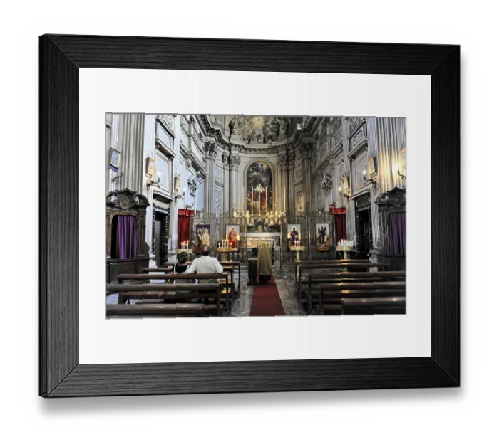 Framed Print : Interior view, Basilica of Santa Maria sopra Minerva Framed Print : Interior view, Basilica of Santa Maria sopra Minerva