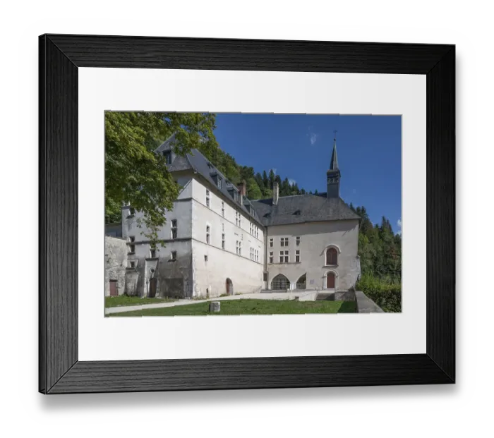 Framed Print : The museum entrance of the Grande Chartreuse Framed Print : The museum entrance of the Grande Chartreuse