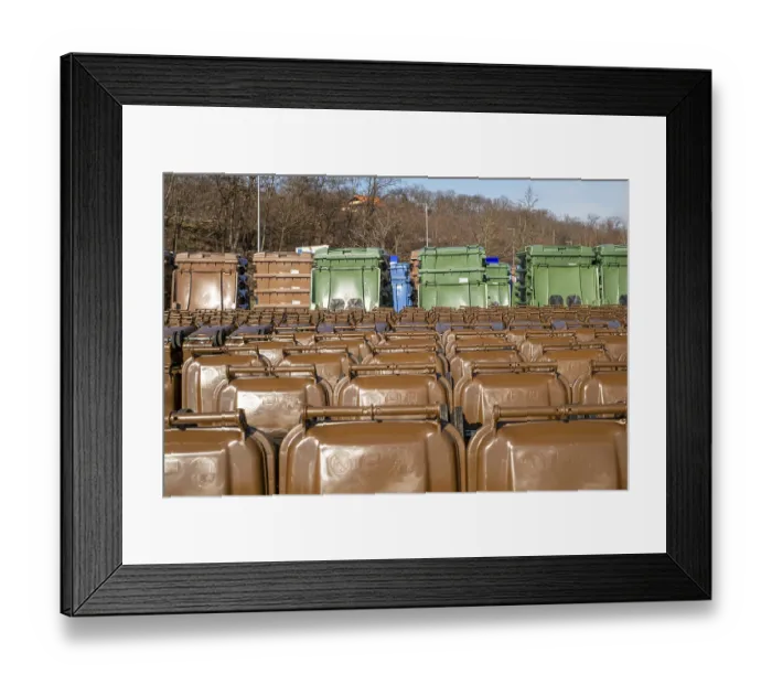 Framed Print : Sibiu, Romania - January 25, 2025