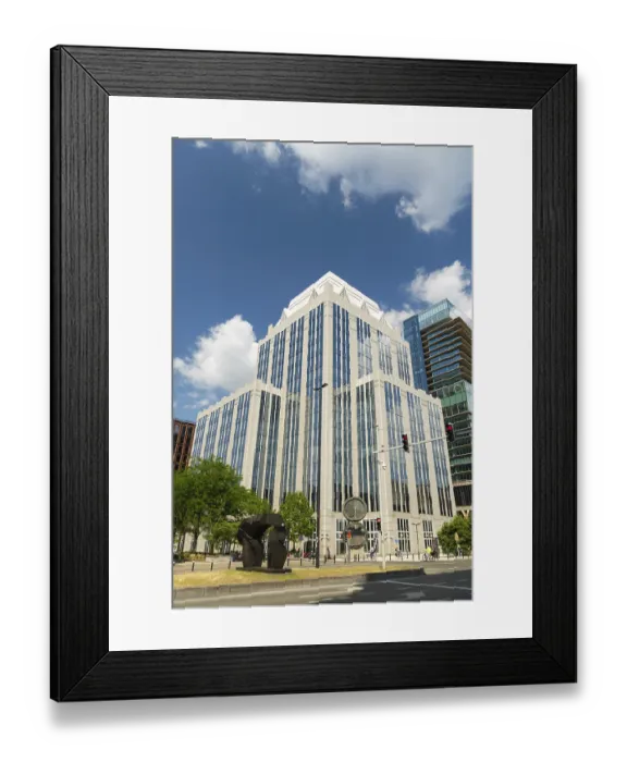 Framed Print : BRUSSELS, BELGIUM, JUNE 16, 2025: Euroclear Group Headquarters in Brussels on Sunny Day Framed Print : BRUSSELS, BELGIUM, JUNE 16, 2025: Euroclear Group Headquarters in Brussels on Sunny Day