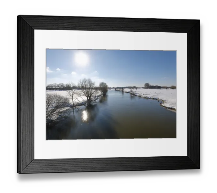 Framed Print : Hamm, North Rhine-Westphalia, Germany - Sunny winter landscape in the Ruhr area Framed Print : Hamm, North Rhine-Westphalia, Germany - Sunny winter landscape in the Ruhr area