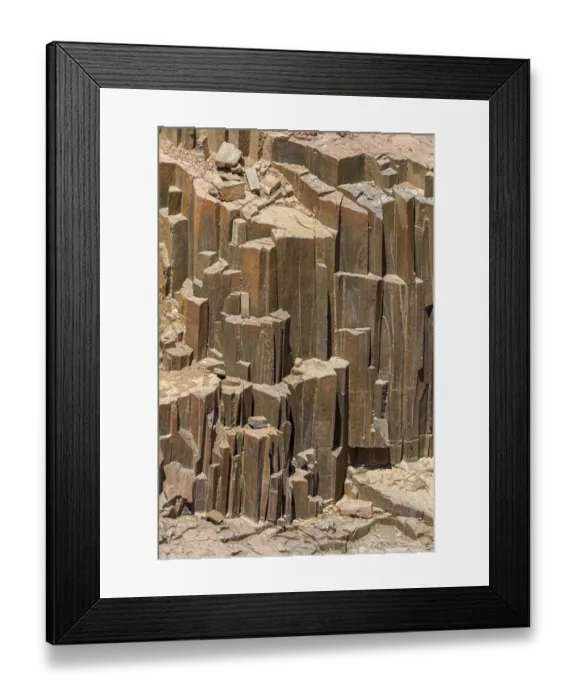 Framed Print : Rock formation Organ Pipes, Damaraland Framed Print : Rock formation Organ Pipes, Damaraland