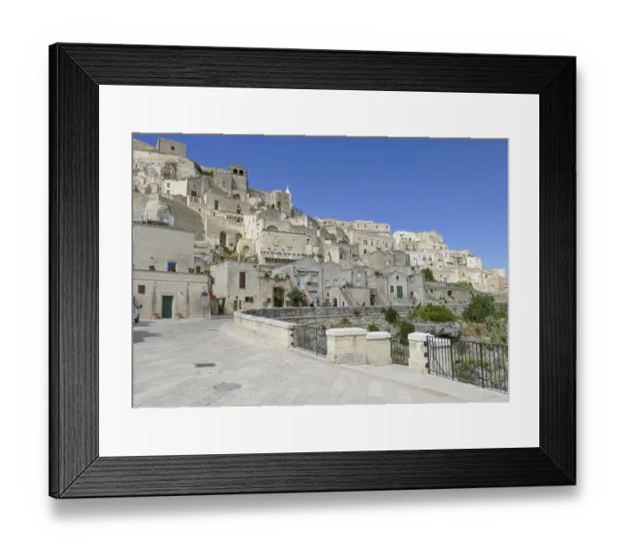 Framed Print : Impression around Matera in the region of Basilicata in Southern Italy