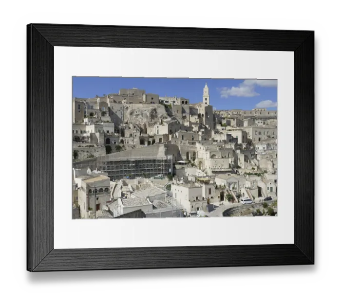 Framed Print : Impression around Matera in the region of Basilicata in Southern Italy Framed Print : Impression around Matera in the region of Basilicata in Southern Italy