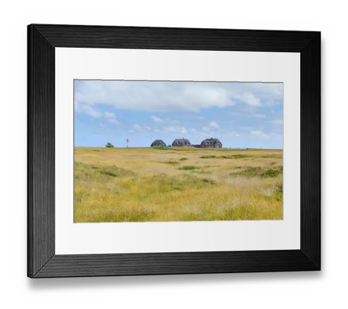 Framed Print : Impression of Sylt, part of the North Frisian Islands in Germany