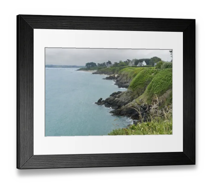 Framed Print : Idyllic coastal scenery at Cap Frehel in Brittany Framed Print : Idyllic coastal scenery at Cap Frehel in Brittany