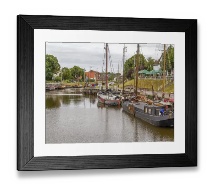 Framed Print : Impression of Carolinensiel, a town at the North sea coast in Germany Framed Print : Impression of Carolinensiel, a town at the North sea coast in Germany