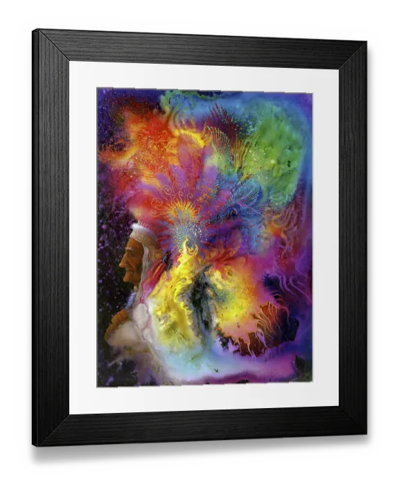 Framed Print : Picture painted by me, named Don Juan